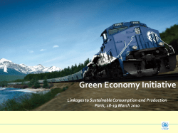Green Economy Initiative