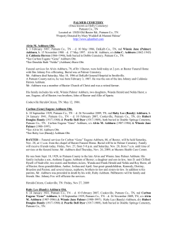 PALMER CEMETERY - Denny