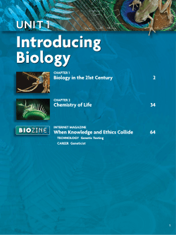 Introducing Biology