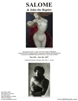 SALOME - JKK Fine Arts
