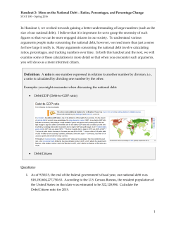 Handout 2 - Winona State University