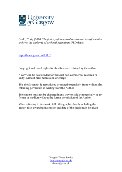 The Fantasy of the Corroborative and Transformative Archive: The