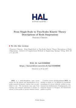 From Single-Scale to Two-Scales Kinetic Theory - HAL