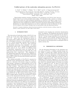 Unified picture of the molecular adsorption process: O2/Pt(111)