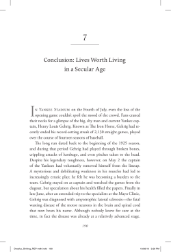 conclusion: lives Worth living in a secular age