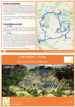 CV - Le tour de l`Emblavez - Anglais