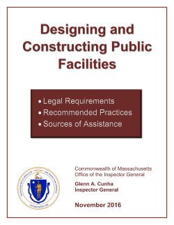 Designing and Constructing Public Facilities