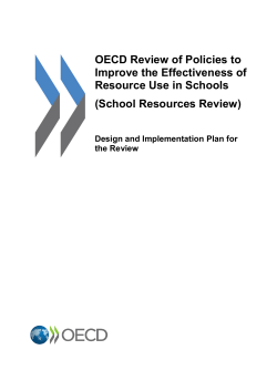 OECD Review of Policies to Improve the Effectiveness of Resource