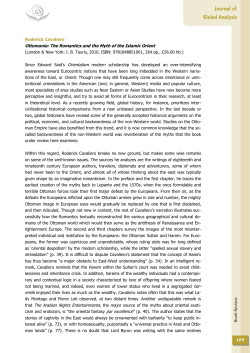 Ottomania: The Romantics and the Myth of the Islamic Orient