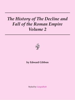 The History of the Decline and Fall of the Roman Empire Vol 2