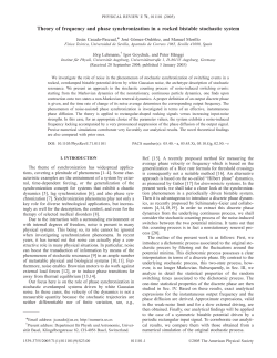 Theory of frequency and phase synchronization in a rocked bistable