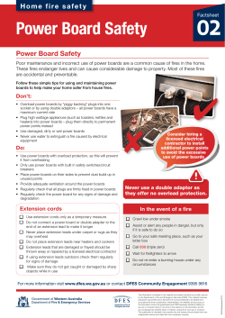 Power Board Safety