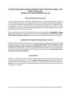 AFFIDAVIT OF NONPATERNITY