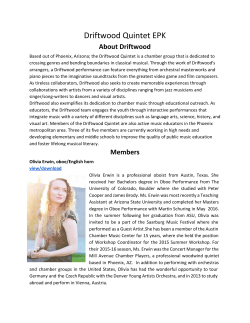 Press Kit - Driftwood Quintet
