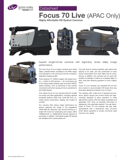 Focus 70 Live (APAC Only)