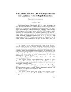 I`m Gonna Knock You Out - Moritz College of Law