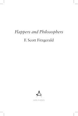Flappers and Philosophers