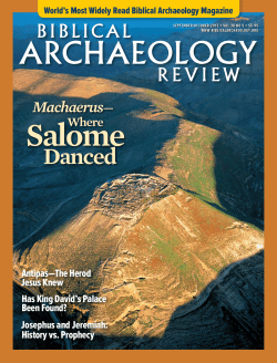 Salome - Studium Biblicum Franciscanum