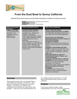 From the Dust Bowl to Sunny California