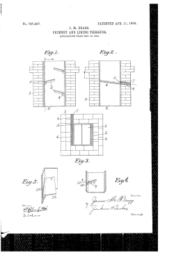 No. `787,267. CHIMNEY AND LINING THEREFOR.