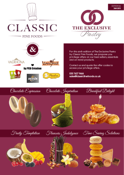 Chocolate Expression Chocolate Inspiration Breakfast Delight Fruity