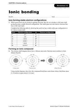 CHAPTER 6: Earth science