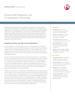 Enhance IBM Replication with F5 Acceleration