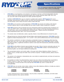 Specifications - Apex Engineering Products Corporation