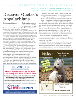 Discover Quebec`s Appalachians