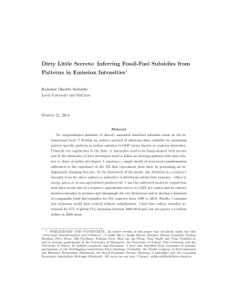 Dirty Little Secrets: Inferring Fossil