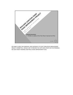 MOE Update 04_18_17 FINAL - Town of Boulder Junction