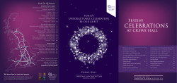 our Christmas Party Night Brochure