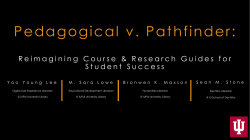 Pedagogical v. Pathfinder