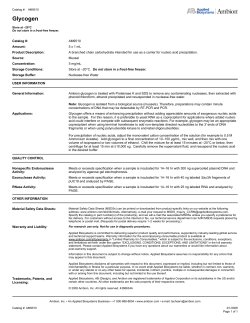 Glycogen - Thermo Fisher Scientific
