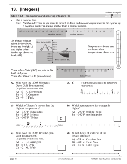 13. [Integers] - Maths Mate USA