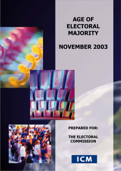 Age of Electoral Majority