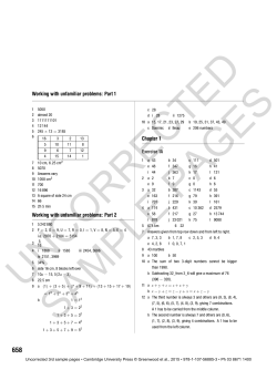 Answers - Teacher Superstore