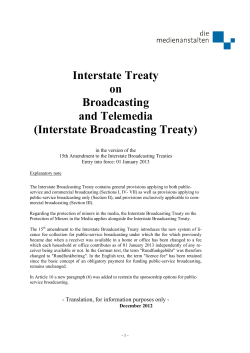 Interstate Broadcasting Treaty