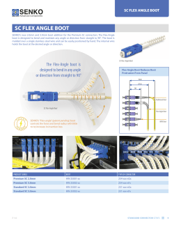 SC FLEX ANGLE BOOT