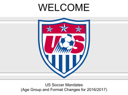 Birth Year Presentation - CW3 Soccer Association