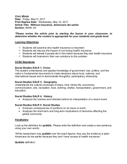 Civic Minds - Newspapers In Education