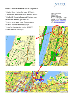 Direction from Manhattan to Schott Corporation Take the Henry