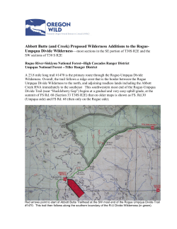 Here`s a pdf - Oregon Wild