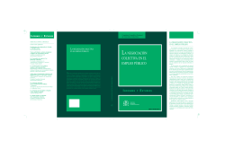 La negociaci&oacute;n colectiva en el empleo p&uacute;blico