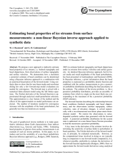 Estimating basal properties of ice streams from