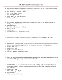 Ch. 2 Class Discussion Questions
