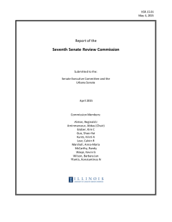 Seventh Senate Review Commission