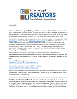 Legislative Update 03/01/2017