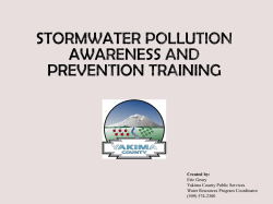 Created by: Eric Geary Yakima County Public Services Water
