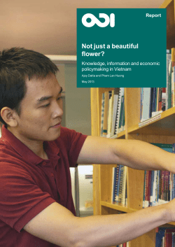 Not just a beautiful flower? - Overseas Development Institute